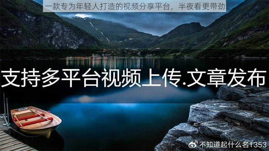 一款专为年轻人打造的视频分享平台,半夜看更带劲